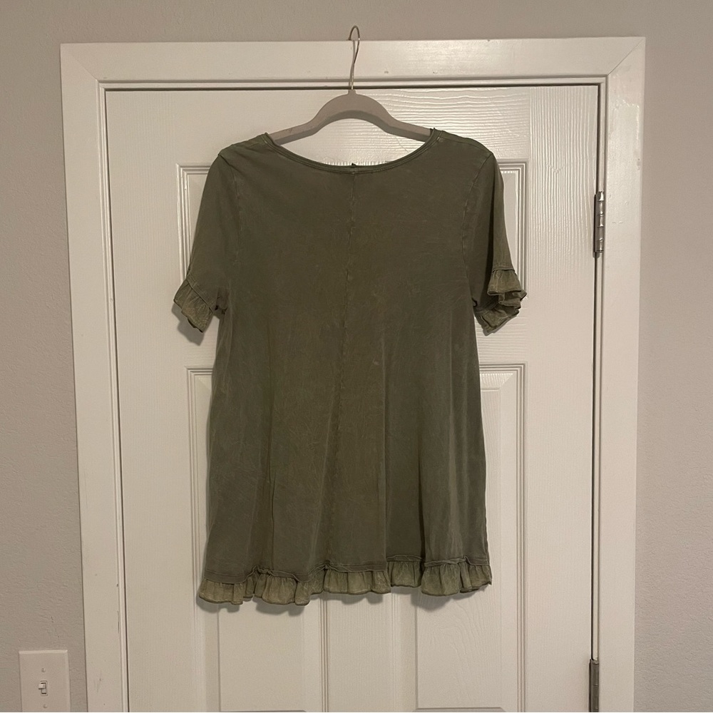 Altar'd State Wren Ruffle Tee - Picture 5 of 8